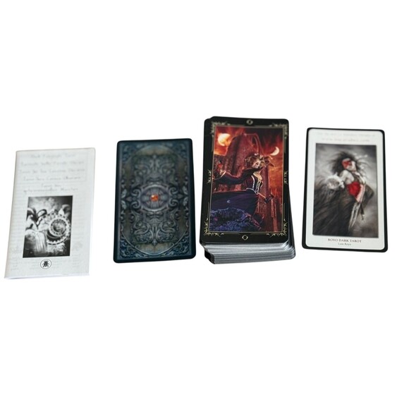 Dark Fairytale Tarot Deck 78 Cards Booklet Included Lo Scarabeo Gothic NEW - Picture 6 of 7